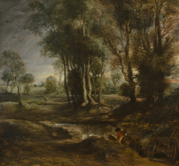 Evening Landscape with Timber Wagon from Peter Paul Rubens