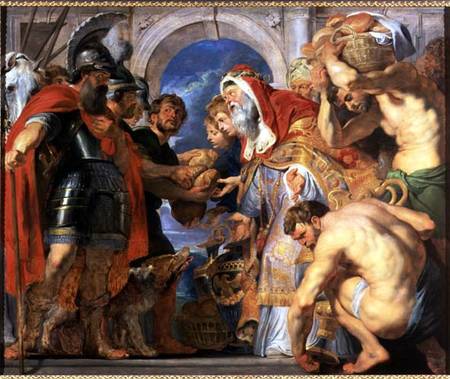 Abraham and Melchizedek from Peter Paul Rubens