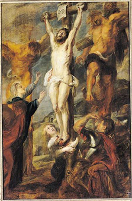 Christ Between the Two Thieves from Peter Paul Rubens