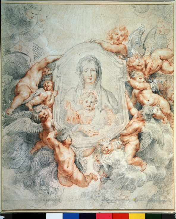 Madonna Adored by Angels (Madonna della Vallicella) from Peter Paul Rubens
