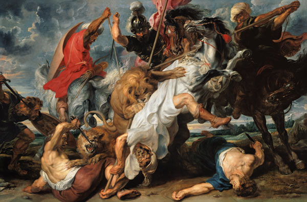 Lion Hunt from Peter Paul Rubens