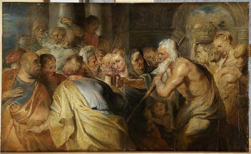 Diogenes sucht Menschen. from Peter Paul Rubens
