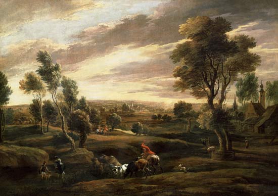 Extensive wooded landscape from Peter Paul Rubens