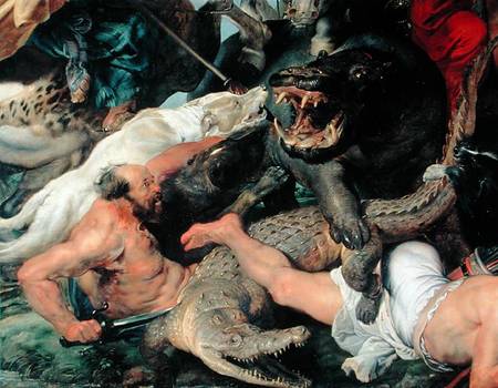 Hippopotamus and Crocodile Hunt from Peter Paul Rubens