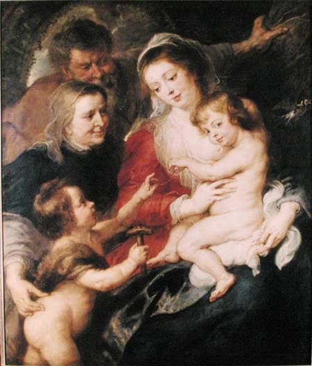 The Holy Family with St. Elizabeth and the Infant St. John the Baptist from Peter Paul Rubens