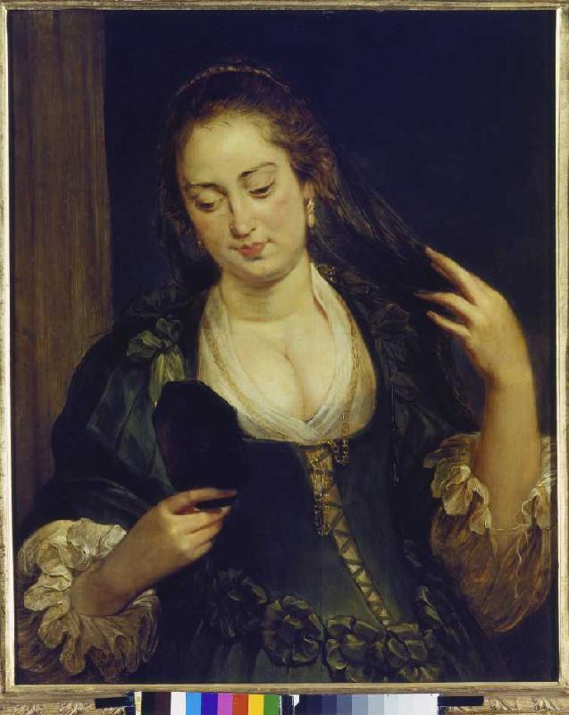 The girl with the mirror from Peter Paul Rubens