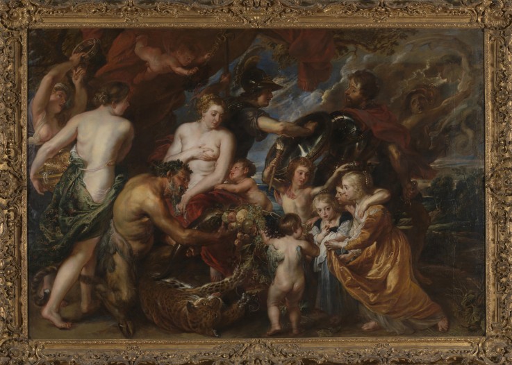 Minerva protects Pax from Mars (Peace and War) from Peter Paul Rubens