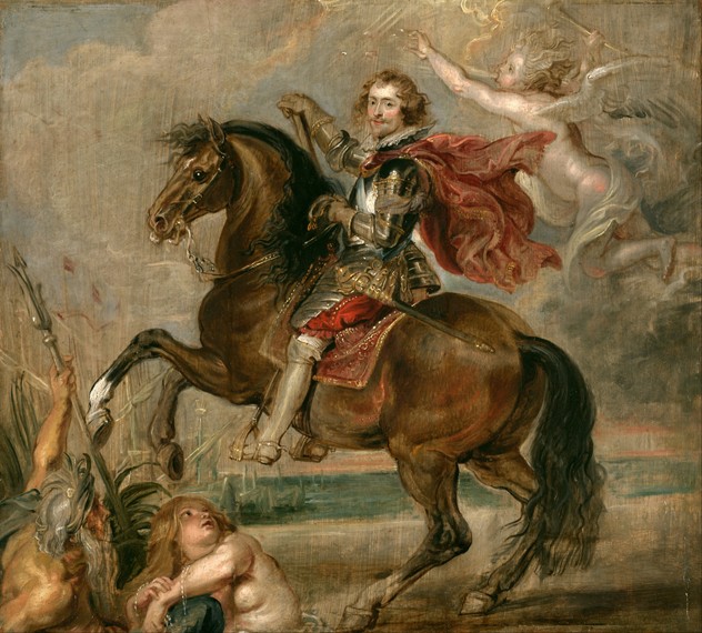 Equestrian Portrait of the Duke of Buckingham from Peter Paul Rubens