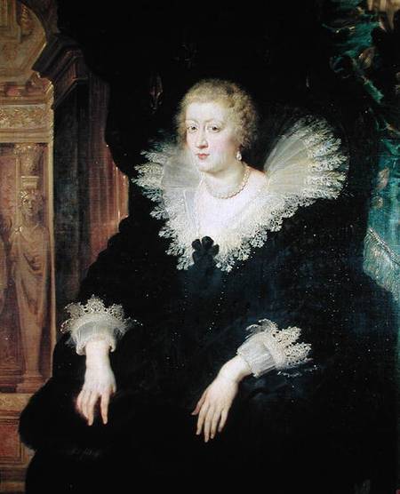 Portrait of Anne of Austria (1601-66) from Peter Paul Rubens