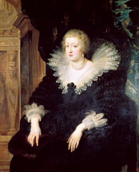 Portrait of Anne of Austria (1601-66) Infanta of Spain, Queen of France and Navarre from Peter Paul Rubens