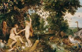 Adam and Eve in Worthy Paradise