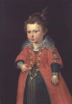 Eleanor Gonzaga (1598-1655) aged two years old, daughter of Vicenzo I of Mantua and Eleanor de Medic