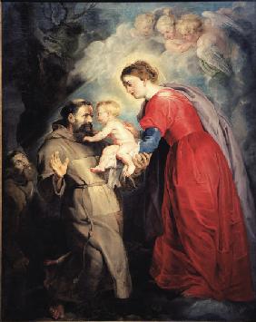 P.P.Rubens, Hl.Franziskus empf.Jesuskind