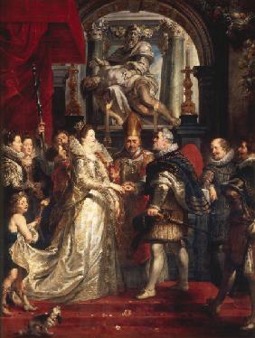Rubens / Marriage of Marie de  Medici
