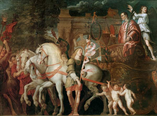 Triumph of Caesar / Rubens aft.Mantegna from Peter Paul Rubens