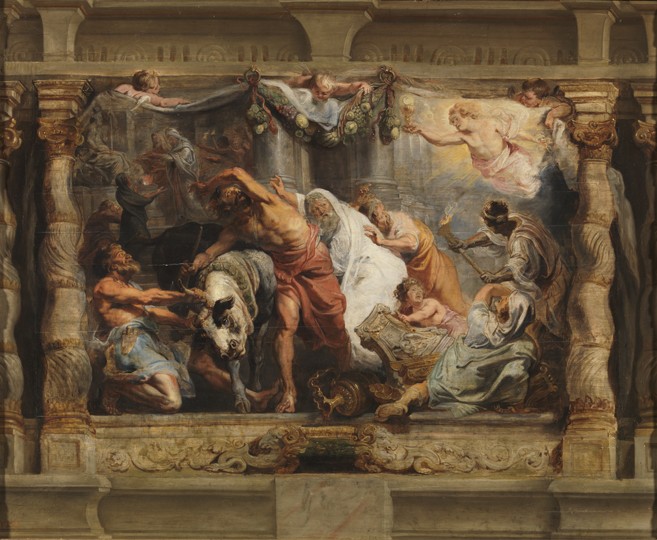 The Triumph of the Eucharist over Idolatry from Peter Paul Rubens
