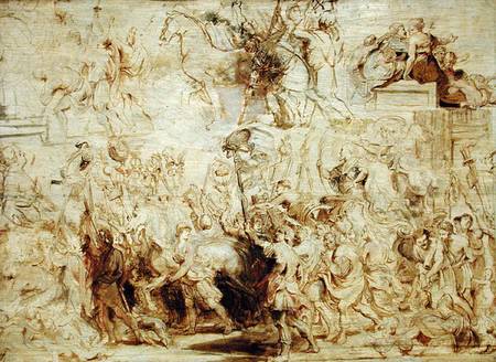 Triumphant Entry of Henri IV (1553-1610) into Paris from Peter Paul Rubens