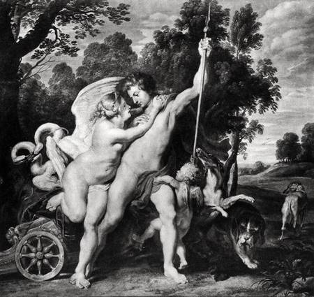 Venus and Adonis from Peter Paul Rubens