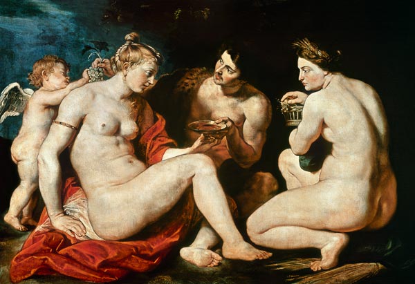 Venus, Cupid, Bacchus and Ceres from Peter Paul Rubens