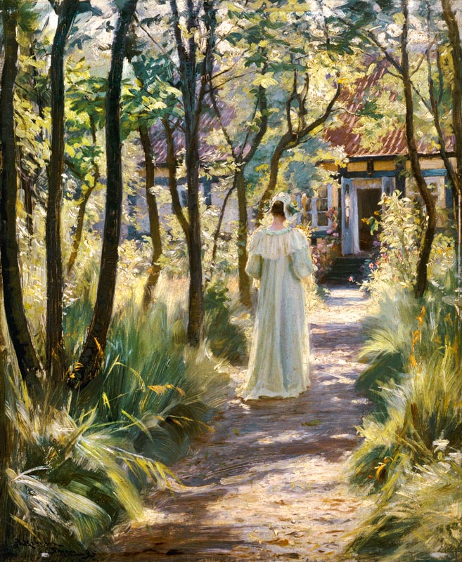 Marie In The Garden from Peter Severin Kroyer