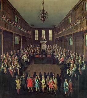 The House of Commons in Session