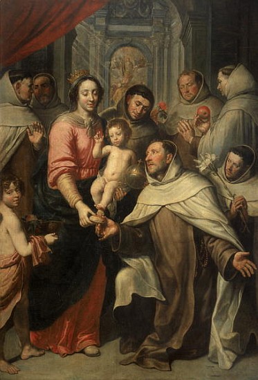 The Virgin of the Carmelites from Peter van Lint