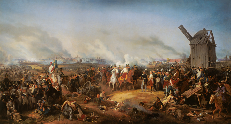 The Battle of the Nations near Leipzig from Peter von Hess