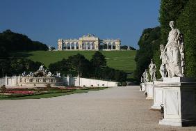 Wien, Schönbrunn, Gloriette, Neptunbrunn