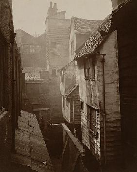 Cloth Fair, Smithfield c.1875 (b/w photo) 