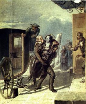 Pushkin after the duel