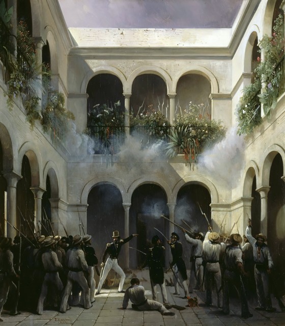 Attack of François d’Orléans, prince de Joinville in Veracruz on December 5, 1838 from Pharamond Blanchard