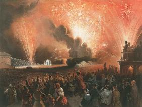 Coronation Fireworks in Moscow
