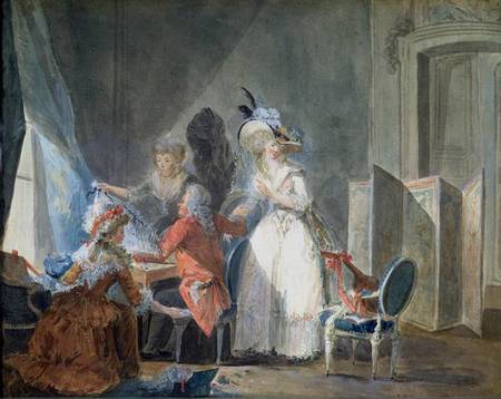 The Fashion Seller from Philibert-Louis Debucourt