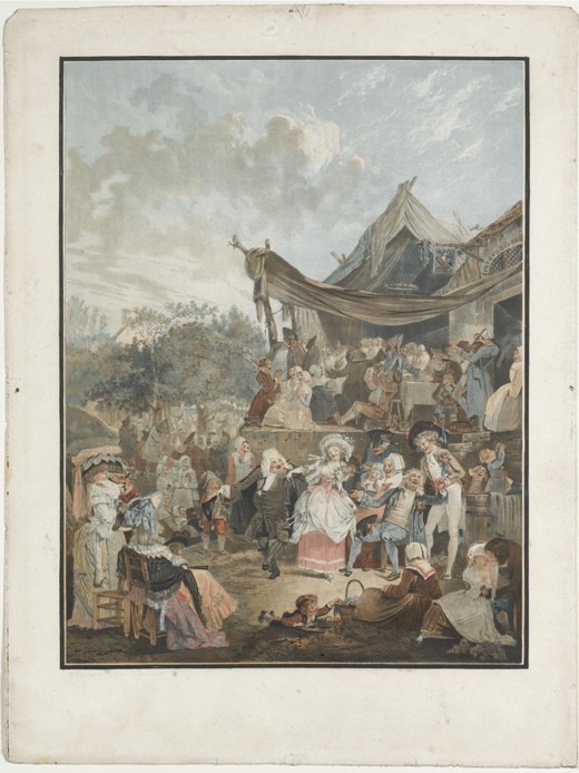 Le Menuet de la mariée (The Bride's Minuet) from Philibert-Louis Debucourt