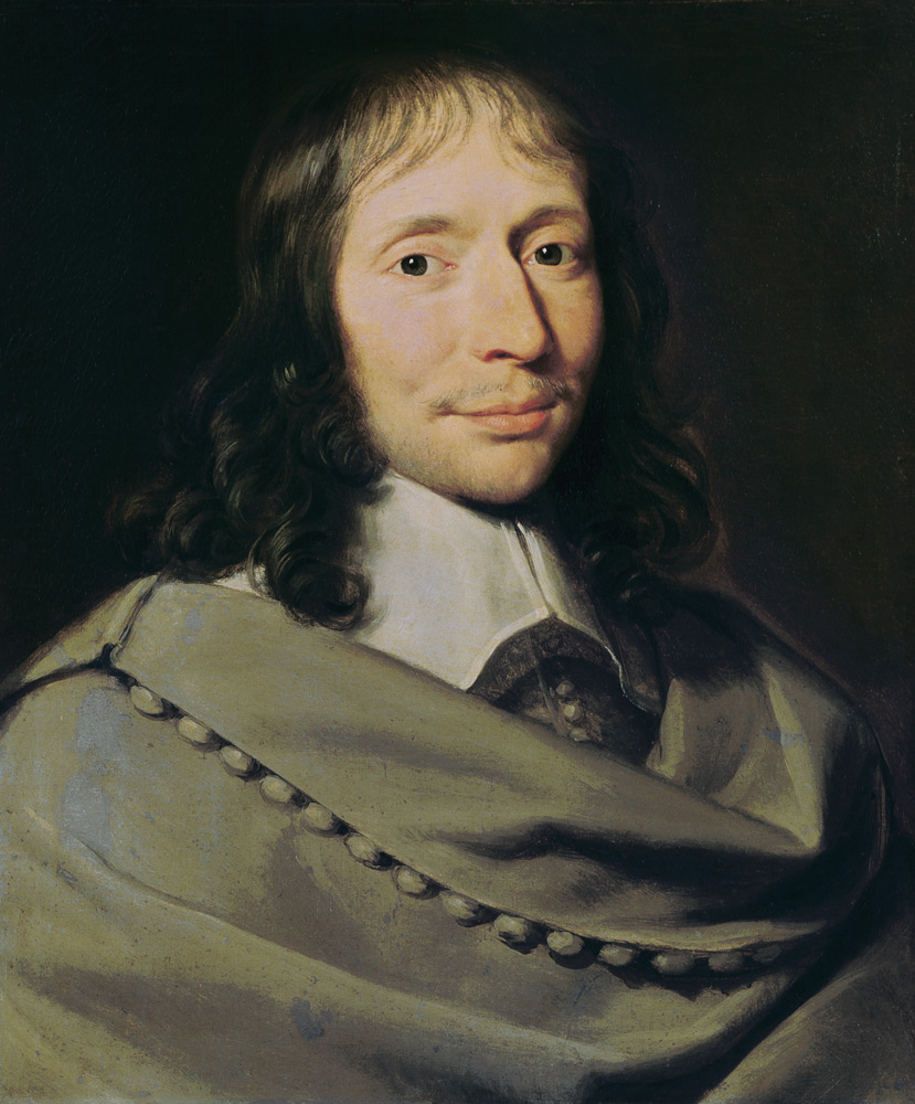 Blaise Pascal (1623-62) from Philippe de Champaigne