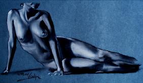 Femme nue au Sol 140906