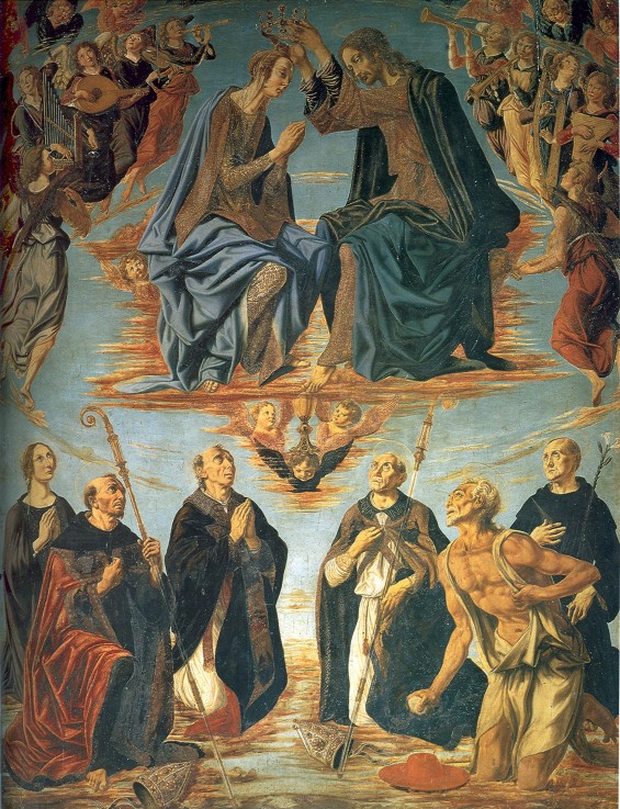 The Coronation of the Virgin from Piero del Pollaiuolo