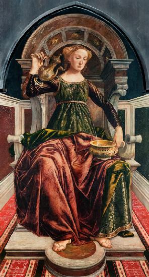 Temperance, from a series of panels depicting the Virtues designed for the Council Chamber of the Me
