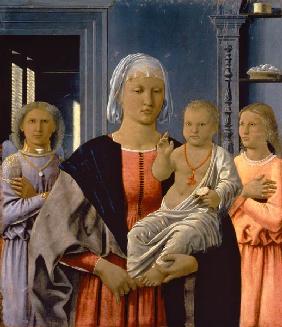 Madonna of Senigallia with Child and Two Angels, c.1470 (tempera on panel)