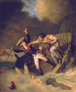 Der Tod des Herzogs Leopold von Braunschweig im Hochwasser 1785