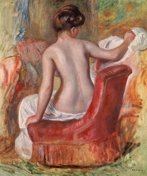 Nude in an Armchair from Pierre-Auguste Renoir