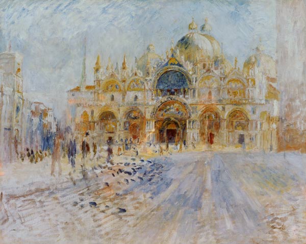 St. Mark's Square in Venice from Pierre-Auguste Renoir