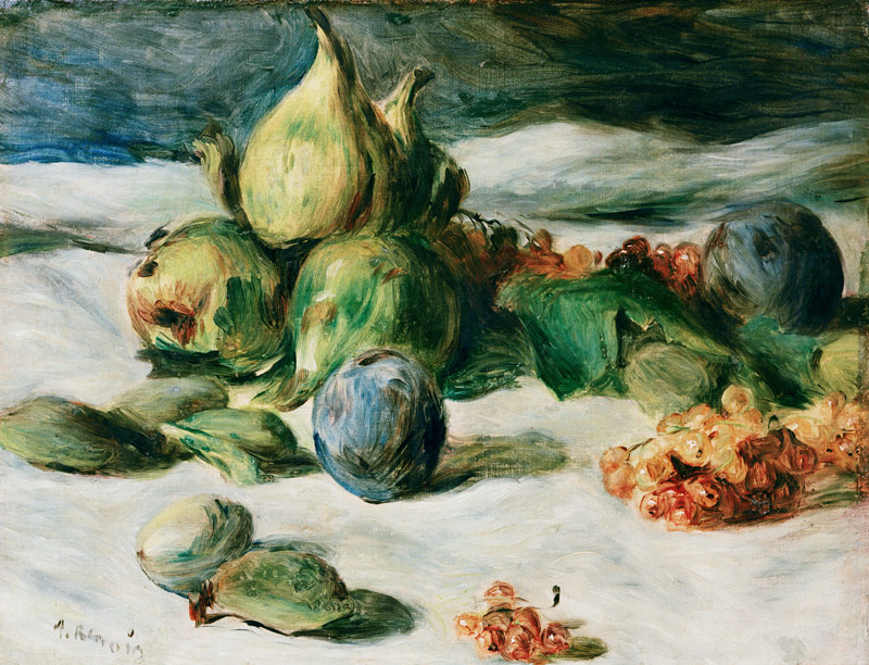 Renoir / Fruit still life / c.1869/70 from Pierre-Auguste Renoir