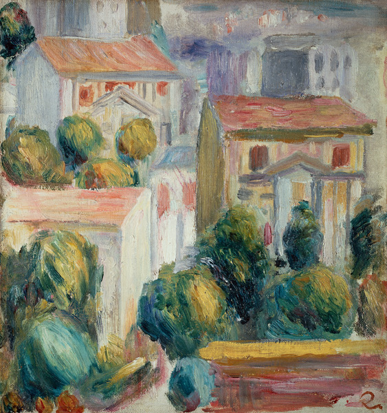 House at Cagnes from Pierre-Auguste Renoir