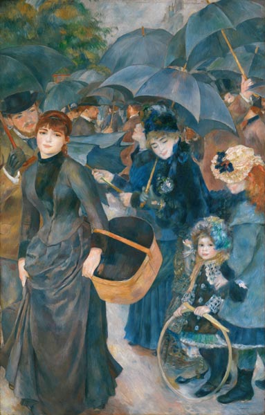 The umbrellas from Pierre-Auguste Renoir
