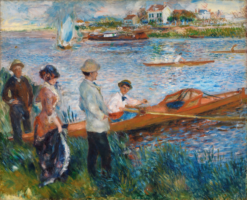 Renoir , Oarsmen near Chatou from Pierre-Auguste Renoir