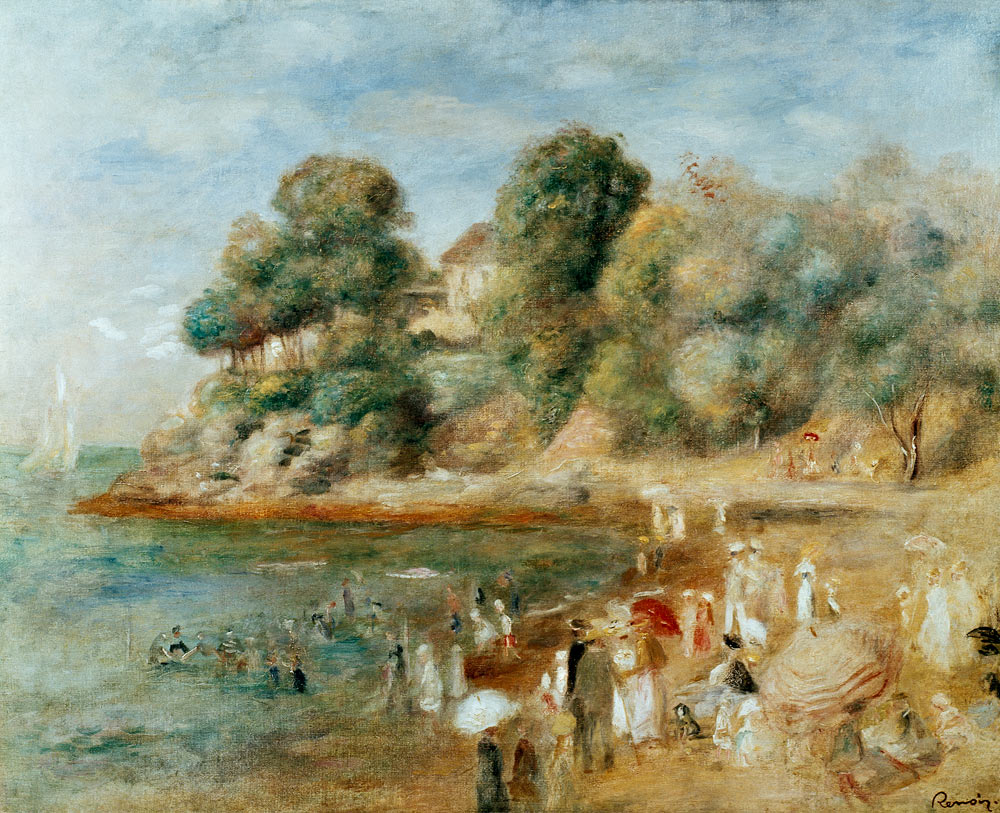 Strand bei Pornic from Pierre-Auguste Renoir