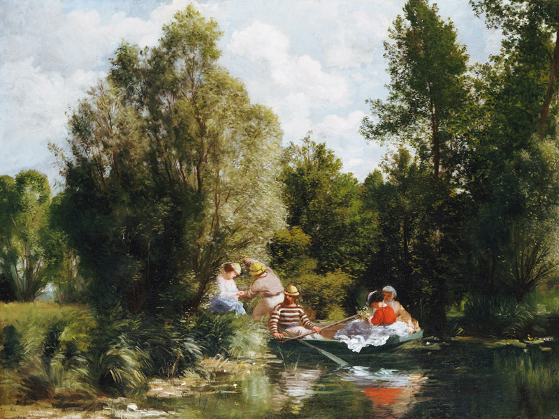 The Pond At Fees from Pierre-Auguste Renoir