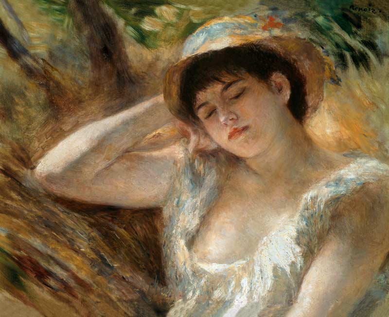 The Sleeper from Pierre-Auguste Renoir