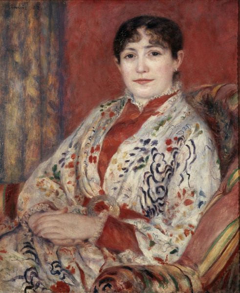 A.Renoir, Picture of Mme Leriaux 1886 from Pierre-Auguste Renoir